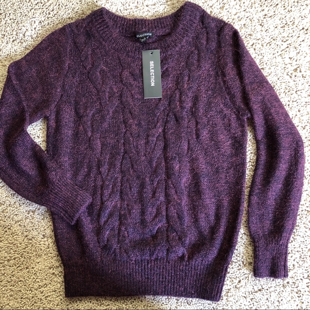 NWT warm wool blend sweater